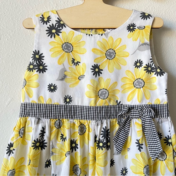Babies R Us Sunflower Floral Shift Dress for Little Girls - Picture 2 of 7